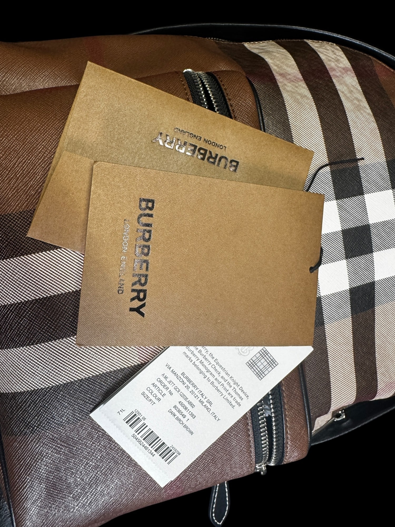BURBERRY BACK PACK - 4