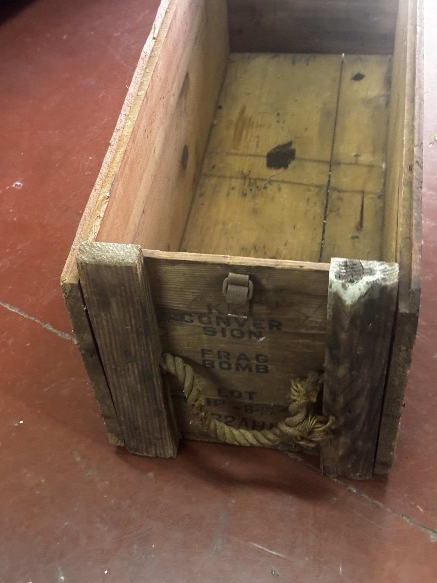 WWII BOMB CRATE - 3