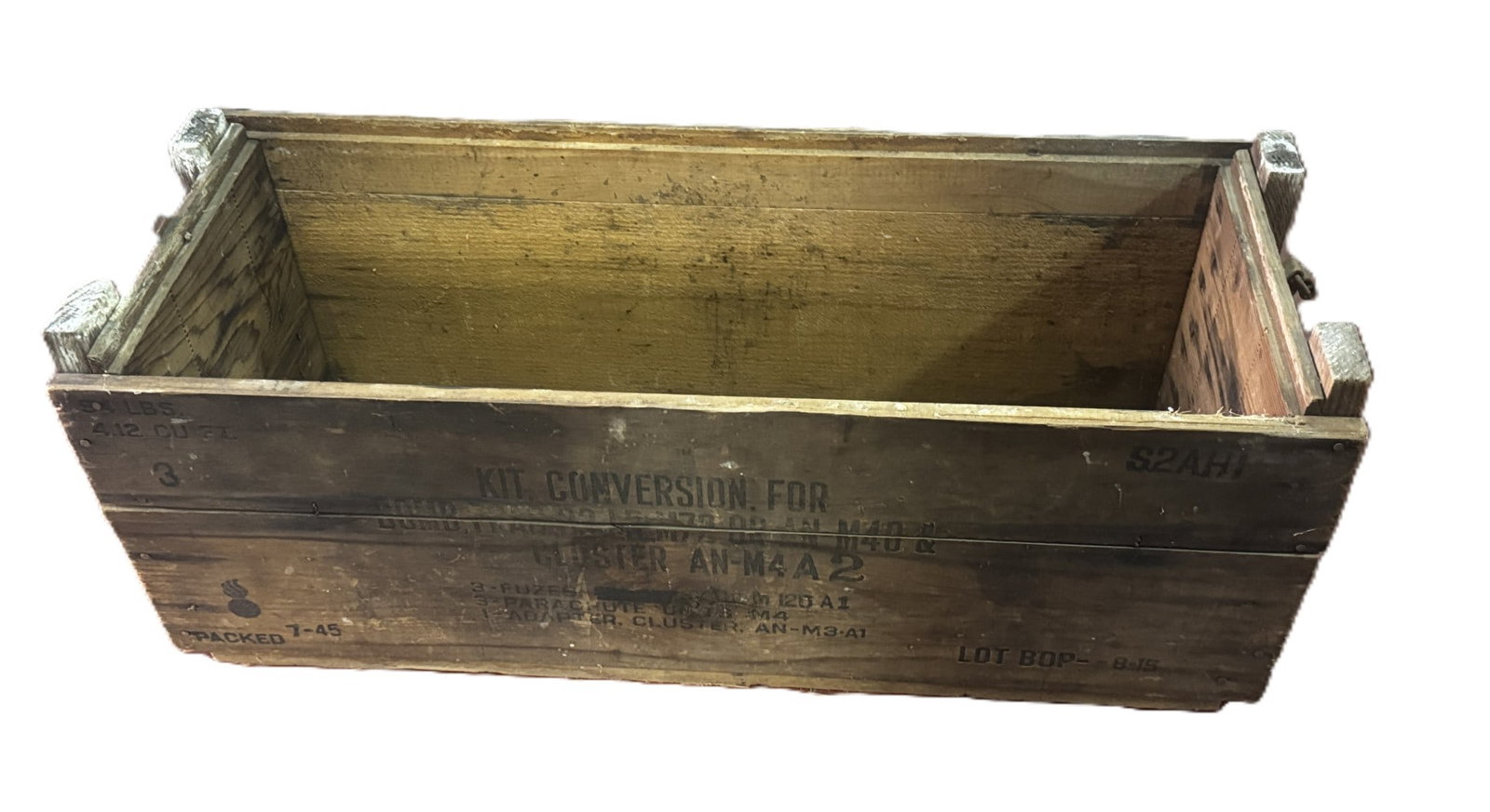 WWII BOMB CRATE - 4