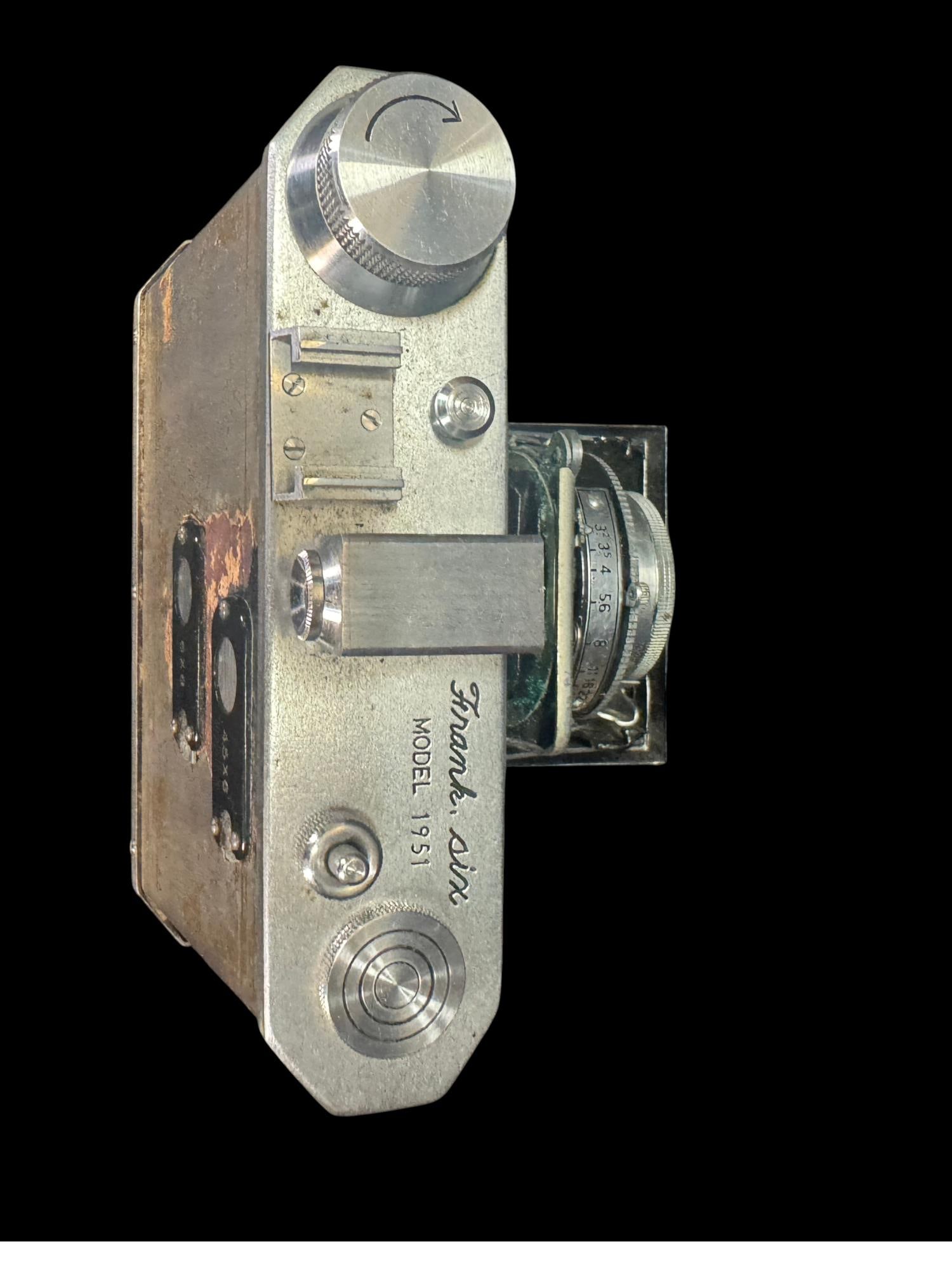 FRANKA SIX MODEL 1951 FOLDING MEDIUM FORMAT CAMERA - 3