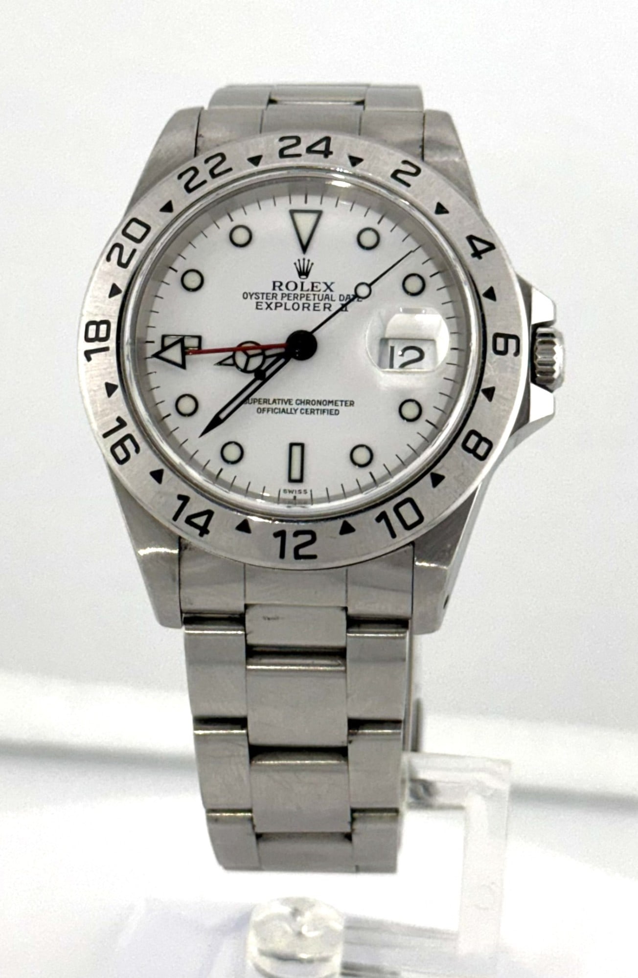 STAINLESS STEEL ROLEX EXPLORER 40MM: STAINLESS STEEL ROLEX EXPLORER 40MM MODEL 16570