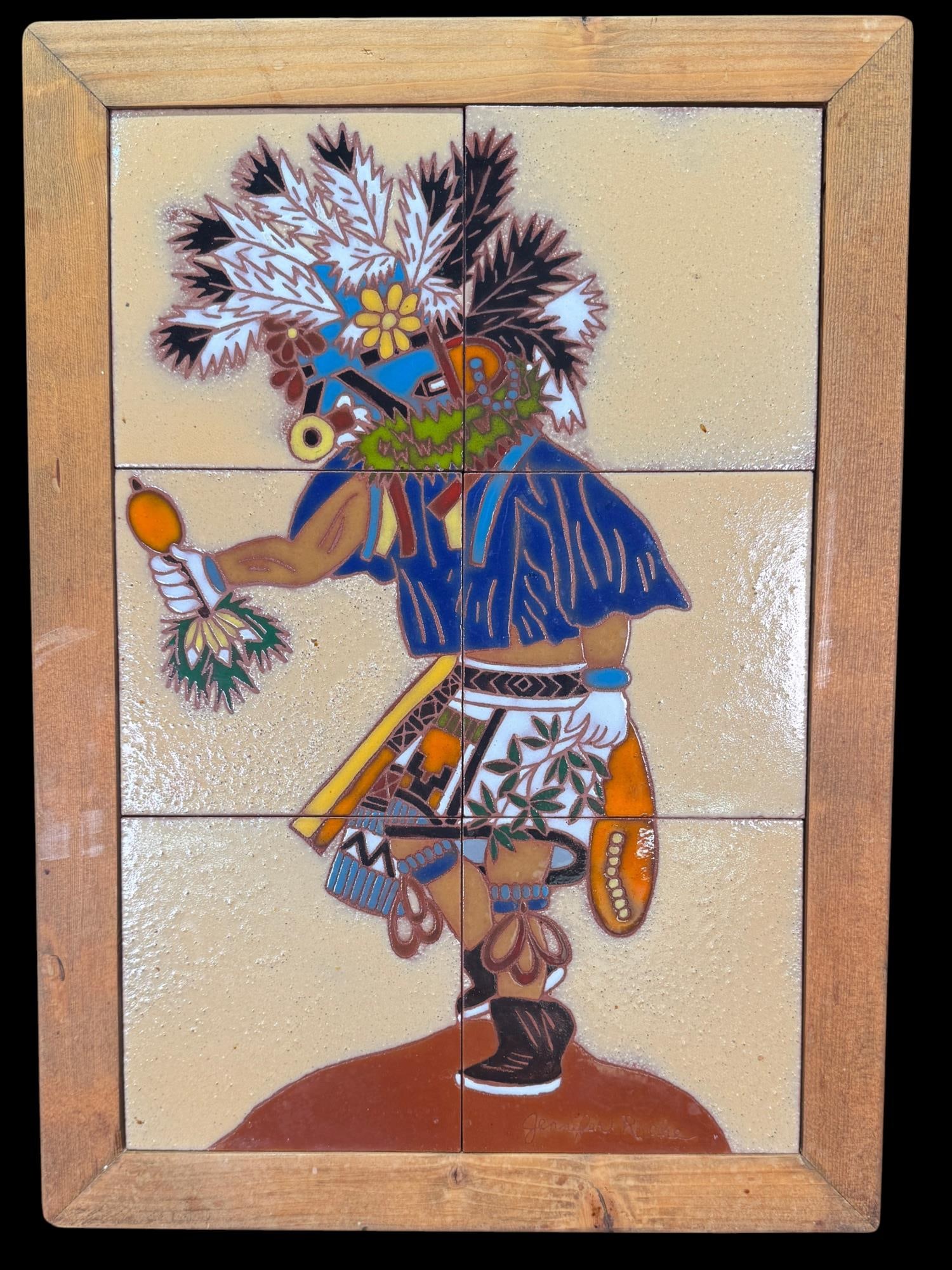 JENNIFER ROCHE. "VELVET SHIRT KACHINA" (1 of 2)