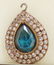 11 CT. BLUE TOPAZ & WHITE SAPPHIRE ROYAL NECKLACE - 2