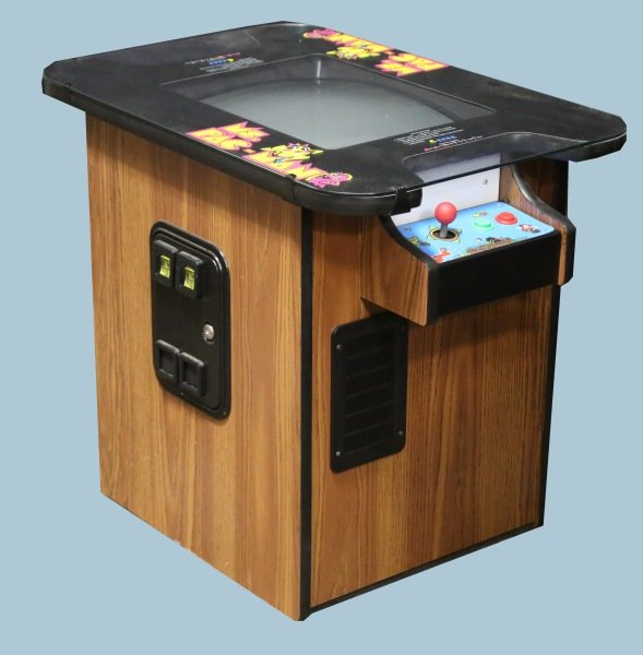 original pac man arcade table woodgrain original pac man arcade table woodgrain