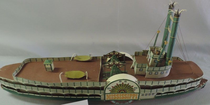MISSISSIPPI STEAMBOAT: MISSISSIPPI STEAMBOAT Height: 10 in. by Width: 24 in. by Depth: 5 in.