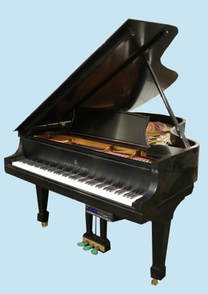 STEINWAY & SONS BABY GRAND PIANO: STEINWAY & SONS BABY GRAND PIANO. Height: 39 in. by Width: 57 in. by Depth: 82 in.