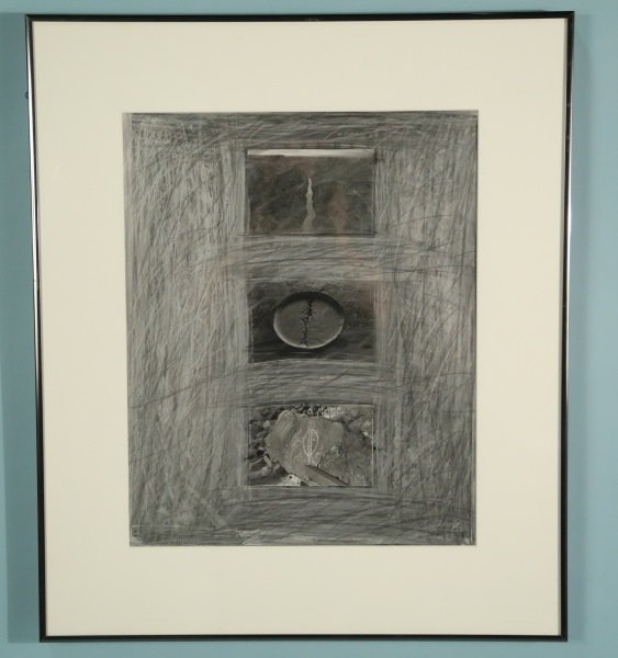 RICK DINGUS "EROSION AS REGENERATION" PHOTO, 1986: RICK DINGUS "EROSION AS REGENERATION" PHOTOGRAPH, 1986. Height: 28 & 19 in. by Width: 24 & 16 in.