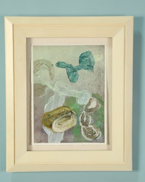 AL SOUZA "NAYCHA 380"MIXED MEDIA ON PAPER, 1994: AL SOUZA "NAYCHA 380"MIXED MEDIA ON PAPER, 1994. Height: 22 1/2 & 14 1/2 in. by Width: 18 & 11 in.