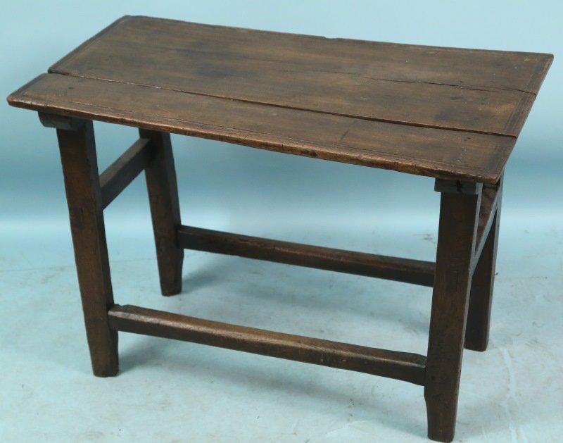 18th CENTURY SPANISH WORK TABLE: 18th CENTURY SPANISH WORK TABLE. Height: 24 in. by Width: 33 in. by Depth: 17 in.