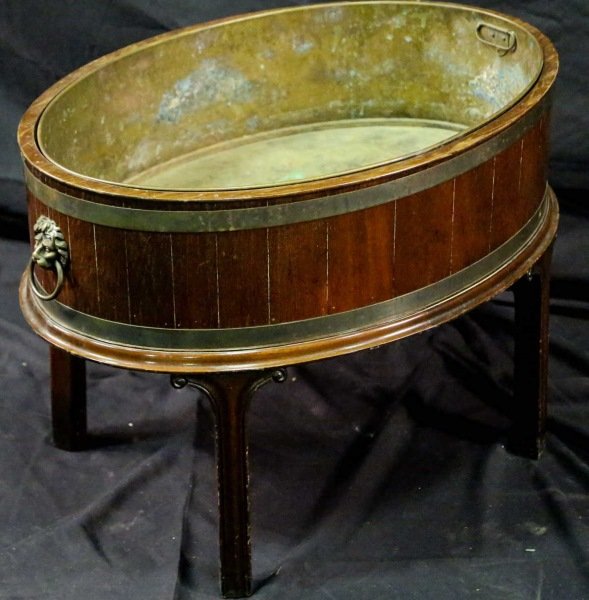 CIRCA 1840's ENGLISH REGENCY STYLE CELLARETTE (1 of 3)