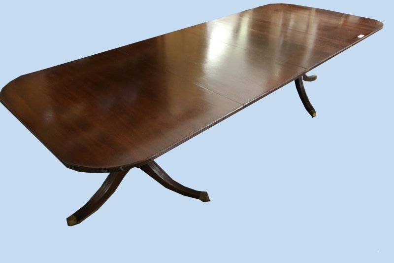 PERIOD GEORGIAN DINING TABLE, CIRCA 1850's (1 of 4)