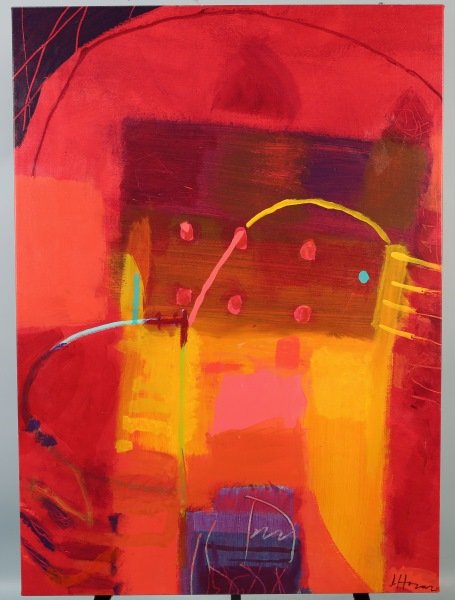 JOEY HORNE "TURNING POINT" ACRYLIC ON CANVAS (1 of 3)