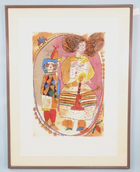 THEO TOBIASSE "MOTHER & CHILD"  ENGRAVING #39/50 (1 of 5)