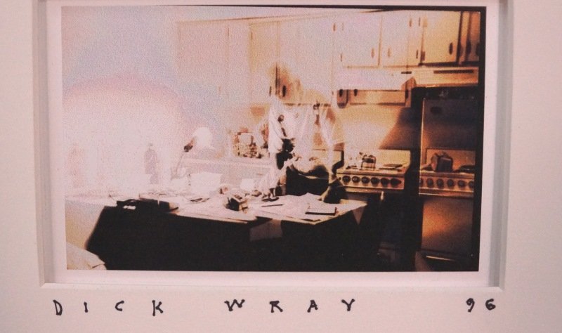 SIGNED & FRAMED DICK WRAY PHOTOGRAPH, 1996: SIGNED & FRAMED DICK WRAY PHOTOGRAPH, 1996. Height: 21 & 5 in. by Width: 17 & 3 in.
