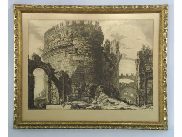 ANTIQUE 18th CENTURY PIRANESI ENGRAVING (1 of 4)