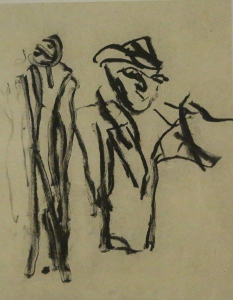 WILLEM de KOONING "SEVENTEEN LITHOGRAPHS": WILLEM de KOONING "FROM SEVENTEEN LITHOGRAPHS FOR FRANK O'HARA" ORIGINAL LITHOGRAPH ON ARCHES PAPER. FROM THE RARE LIMITED EDITION OF 6 ON ARCHES. Height: 31 & 14 in. by Width: 27 & 11 in.