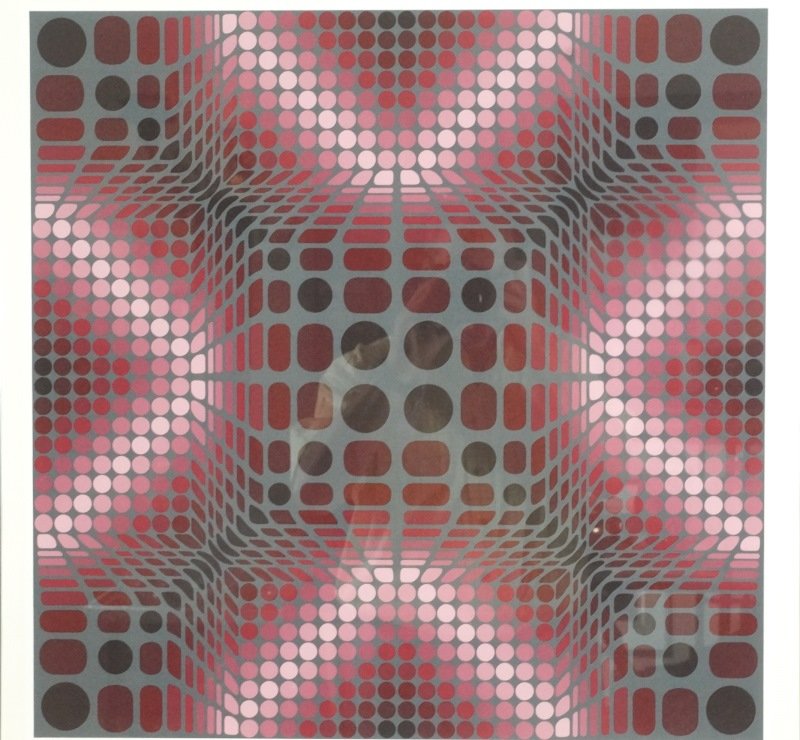 VICTOR VASARELY "VEGA SERIES" NUMBERED PRINT (1 of 3)