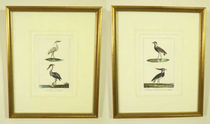 PAIR OF P. OUDART HAND COLORED LITHOGRAPHS (1 of 7)