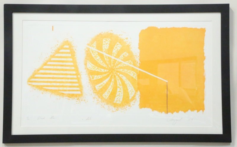 JAMES ROSENQUIST "BLACK STAR (2nd STATE)" ETCHING (1 of 7)