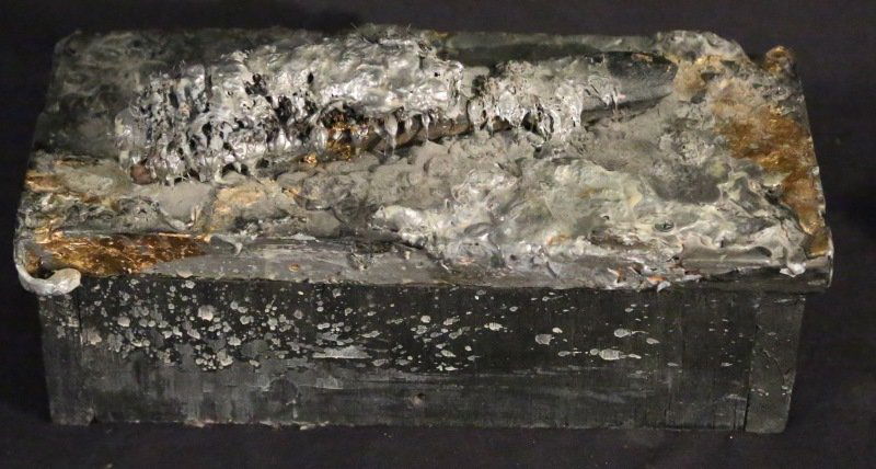 D. HAVEL "LEAD BRUSH I" METAL SCULPTURE, 1992 (1 of 3)