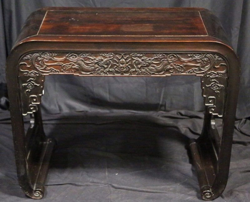 19th CENTURY CHINESE ROSEWOOD CONSOLE TABLE (1 of 4)