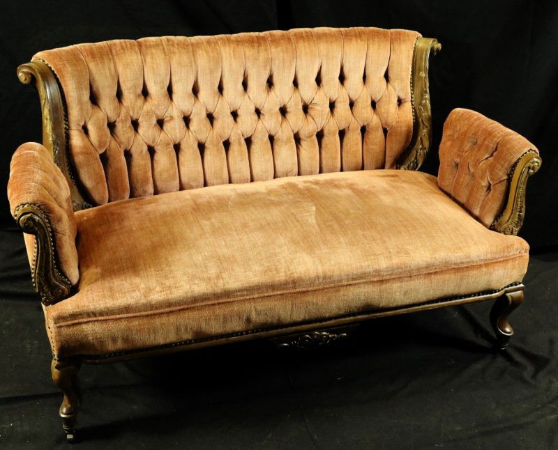 19th CENTURY VICTORIAN SETTEE (1 of 5)