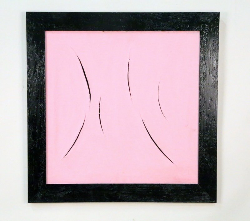 LUCIO FONTANA "SENZA TITOLO" MIXED MEDIA (1 of 4)
