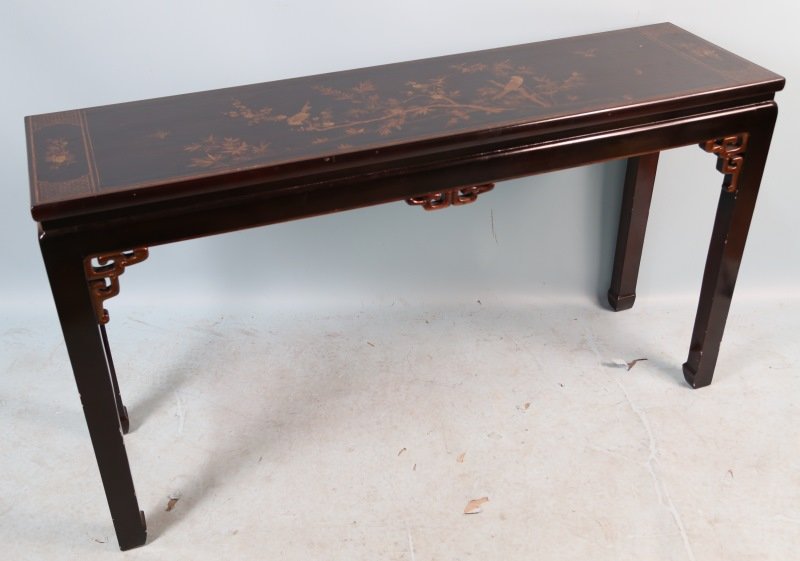 CHINESE LACQUERED ALTAR TABLE (1 of 3)