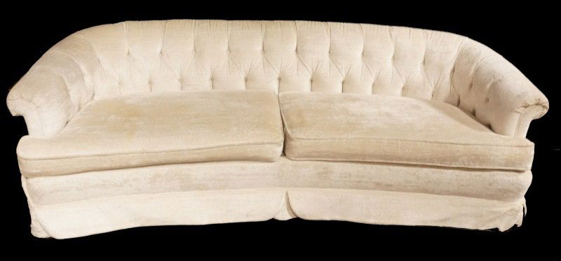 CUSTOM MADE CHESTERFIELD STYLE SOFA IN IVORY (1 of 3)