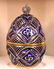 THEO FABERGE "THE WINTER EGG" IN COBALT BLUE