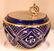 THEO FABERGE "THE WINTER EGG" IN COBALT BLUE - 2