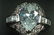 4 CT. MYSTIC WHITE TOPAZ STERLING S. DINNER RING - 2