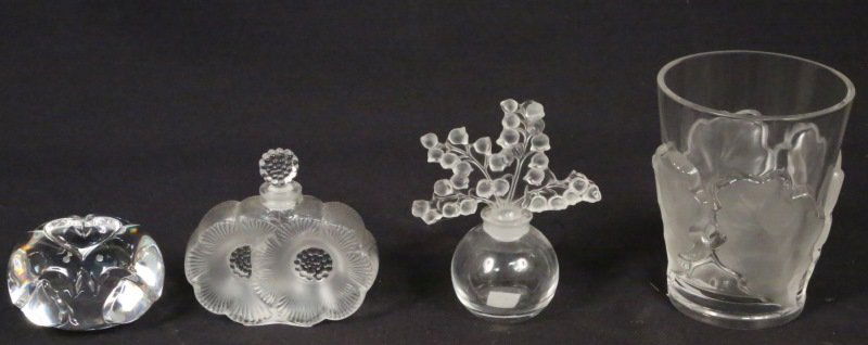 LOT OF FOUR CRYSTAL/GLASS PIECES (1 of 6)