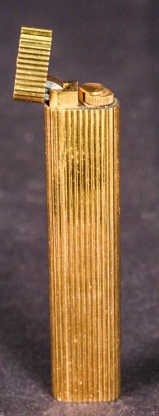 GOLD PLATED CARTIER LIGHTER (1 of 4)