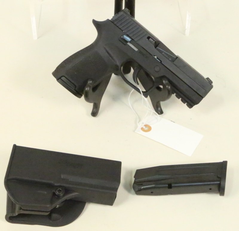 SIG SAUER P250 PISTOL: SIG SAUER P250 CMP NS NT PISTOLCALIBER: 9 MMSERIAL NUMBER: 57C015220