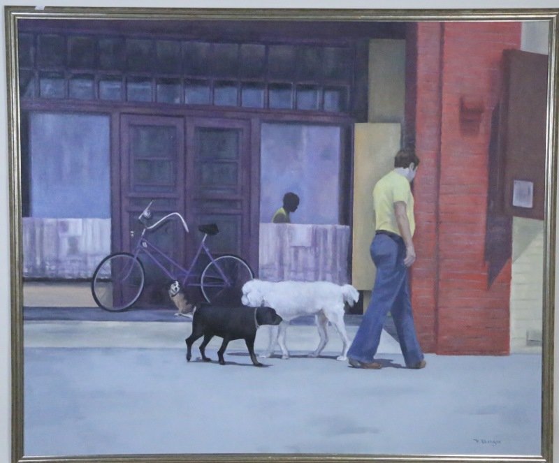 PAUL BERGER UNTITLED OIL ON CANVAS: PAUL BERGER (SWISS, 1879-1956) UNTITLED OIL ON CANVAS. HEIGHT: 42 in. by WIDTH: 50 in. Height: 42 in. by Width: 50 in.
