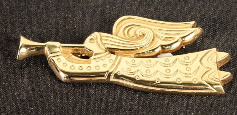 14KT YELLOW GOLD JAMES AVERY ANGEL PENDANT (1 of 2)