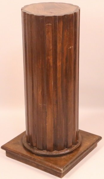VINTAGE FLUTED COLUMN PEDESTAL (1 of 2)