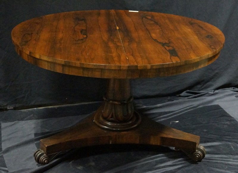 REGENCY ROSEWOOD TILT TOP CENTER TABLE (1 of 3)