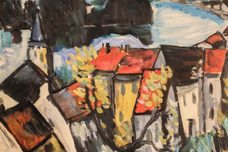 COPYIST ELMYR DE HORY "VLAMINCK'S THE RIVER" OIL (1 of 6)