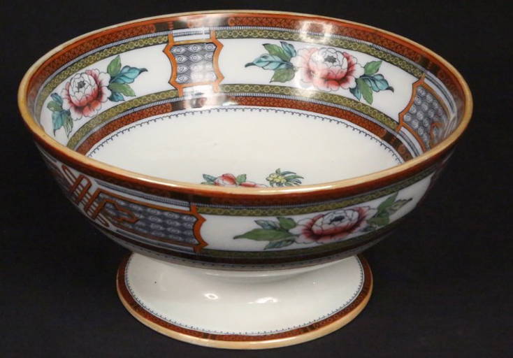 19th CENTURY MASON'S IRONSTONE FOOTED BOWL Feb 17, 2016 Lewis