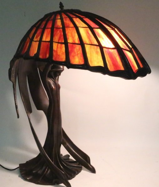 Tiffany lady lamp deals