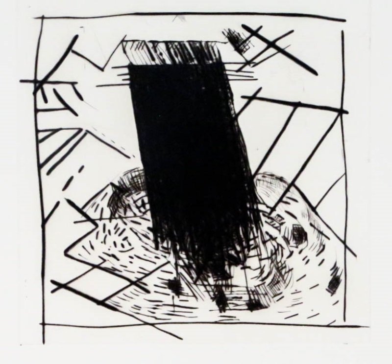 PAT STEIR "UNTITLED" SIGNED & ANNOTATED (1 of 3)