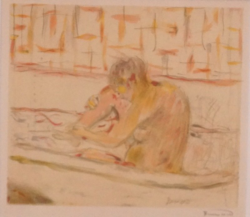 PIERRE BONNARD "FEMME ASSISE DANS SA BAIGNOIRE" (1 of 7)