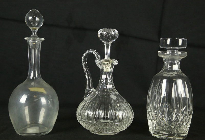 LOT OF THREE DECANTERS (1 of 2)