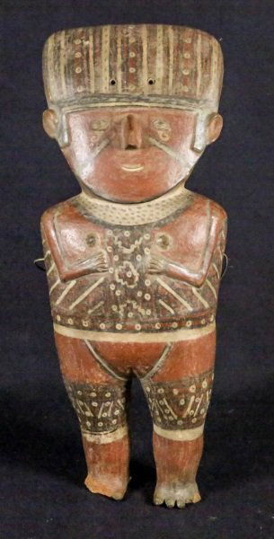 PRE-COLUMBIAN PERUVIAN CHIMU TERRACOTTA SCULPTURE (1 of 4)