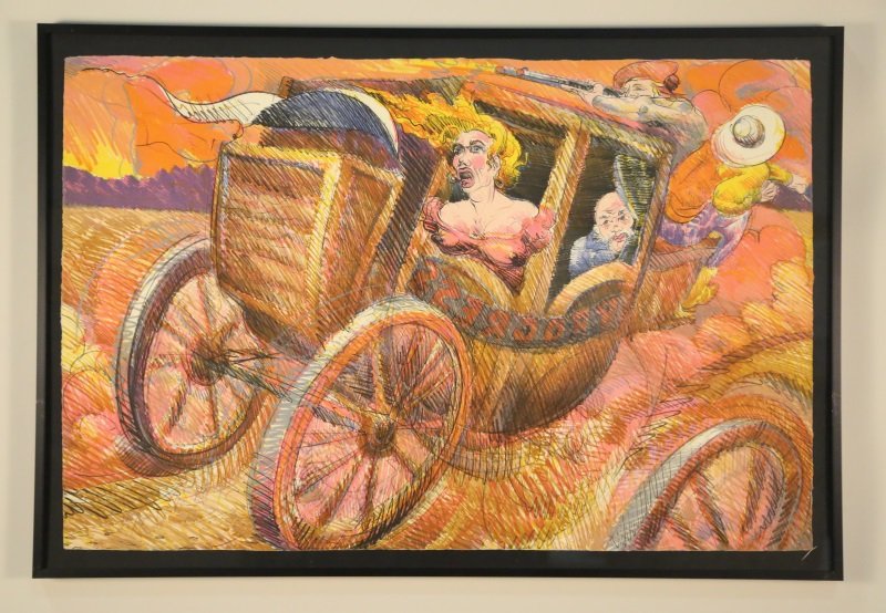 LUIS JIMENEZ COWBOY SIGNED LITHOGRAPH (1 of 3)