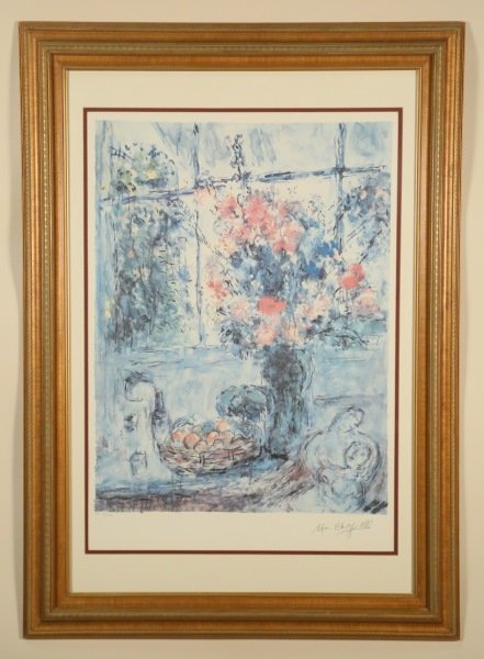 MARC CHAGALL SIGNED & NUMBERED LITHOGRAPH #194/500 (1 of 3)