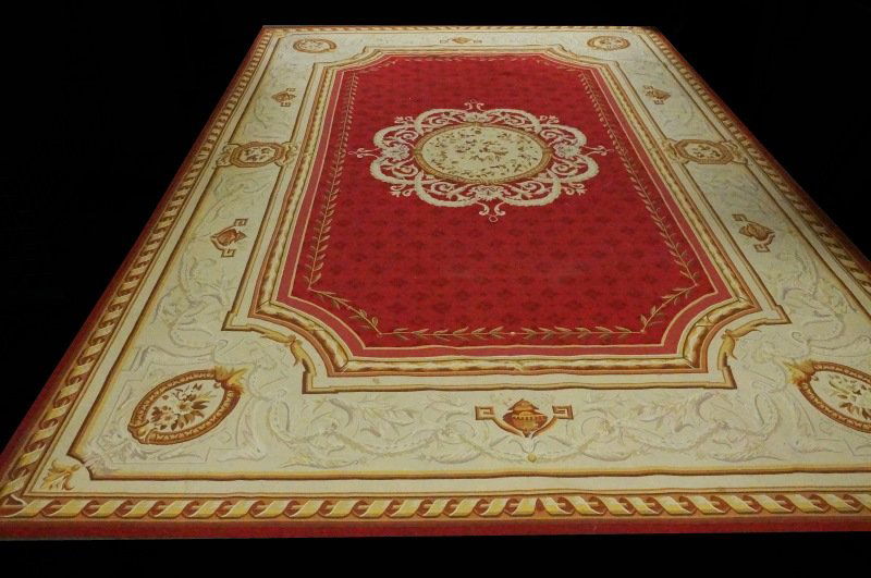 PALATIAL AUBUSSON NEEDLEPOINT RUG (1 of 4)