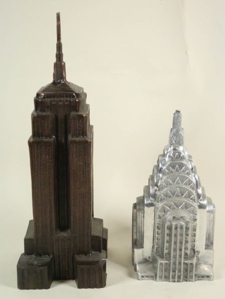 METAL EMPIRE STATE BUILDING & CHRYSLER BUILDING (1 of 2)